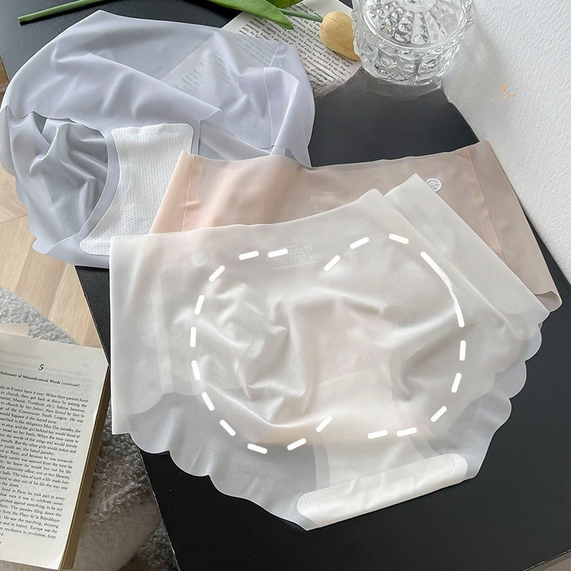 Summer Ultra-Thin Ice Silk Seamless Panties